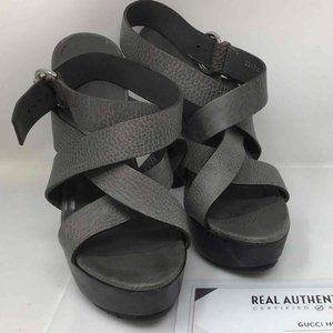 Authentic w/ COA Gently Used GUCCI Platform High Heels Strappy Sandals